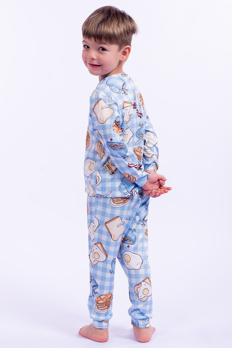 PIJAMA LONGO INFANTIL UNISSEX - CAFÉ AMERICANO PIJAMA LONGO INFANTIL UNISSEX