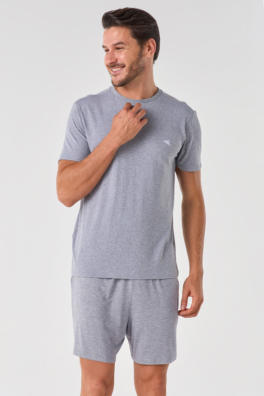 PIJAMA CURTO MEIA MALHA - ETERNO MASCULINO PIJAMA CURTO MEIA MALHA - ETERNO MASCULINO