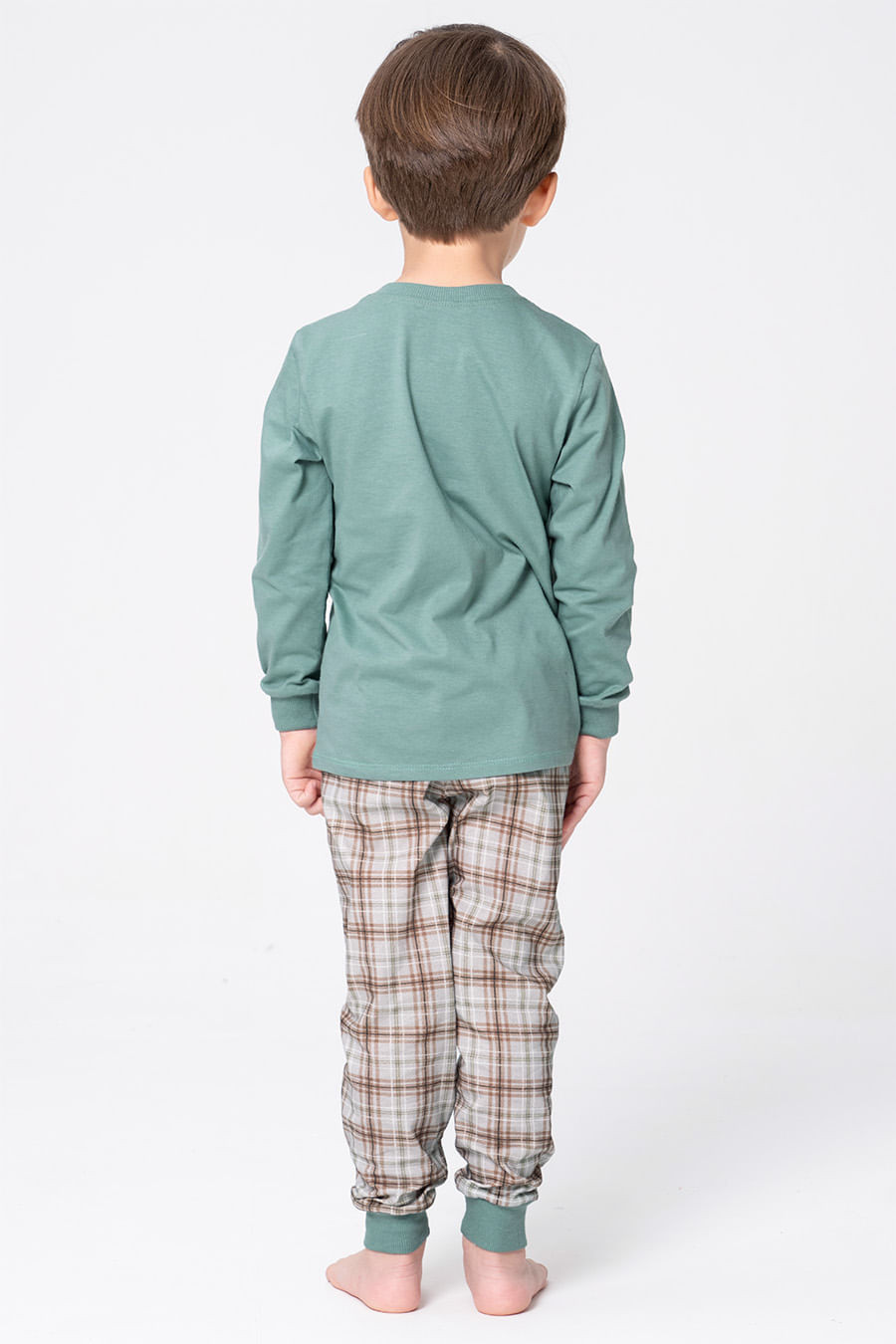 PIJAMA LONGO DE MALHA INFANTIL UNISSEX - MOCACCINO PIJAMA LONGO DE MALHA INFANTIL UNISSEX - MOCACCINO