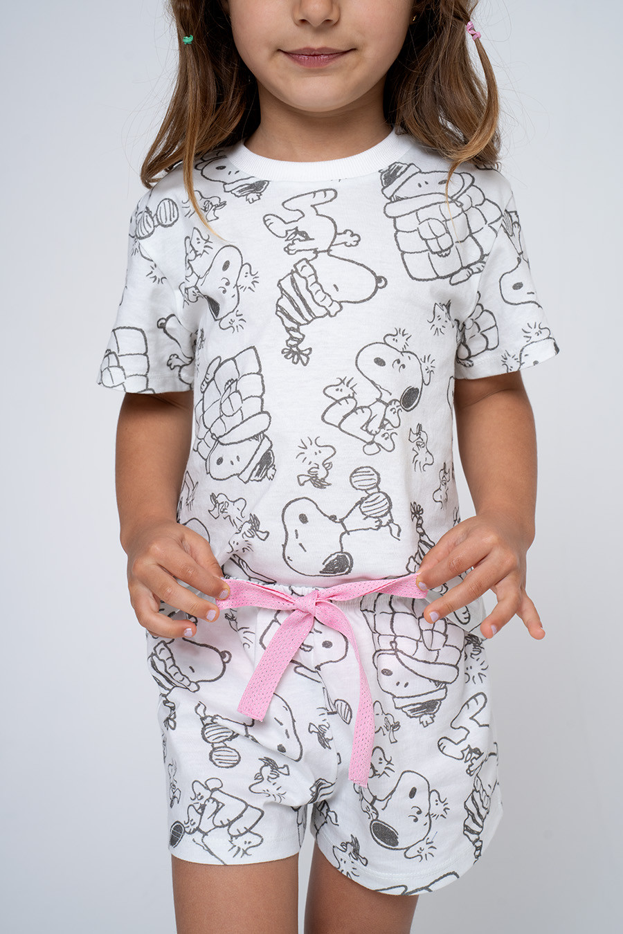 PIJAMA CURTO INFANTIL ALGODÃO - SNOOPY COLOR