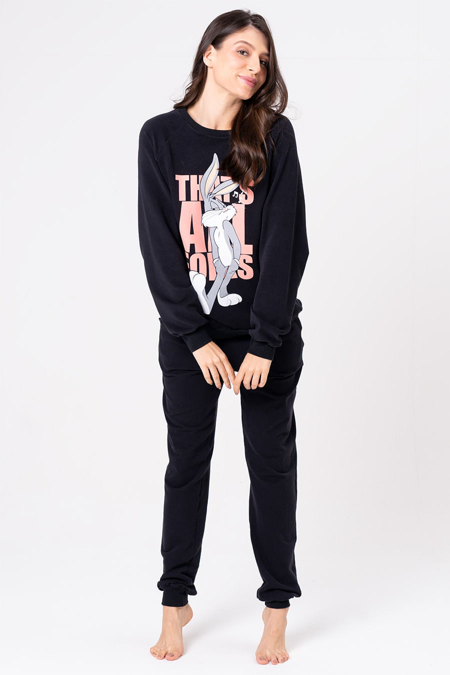 ABRIGO DE MOLETOM FEMININO - LOONEY HOLLYWOOD ABRIGO DE MOLETOM FEMININO - LOONEY HOLLYWOOD