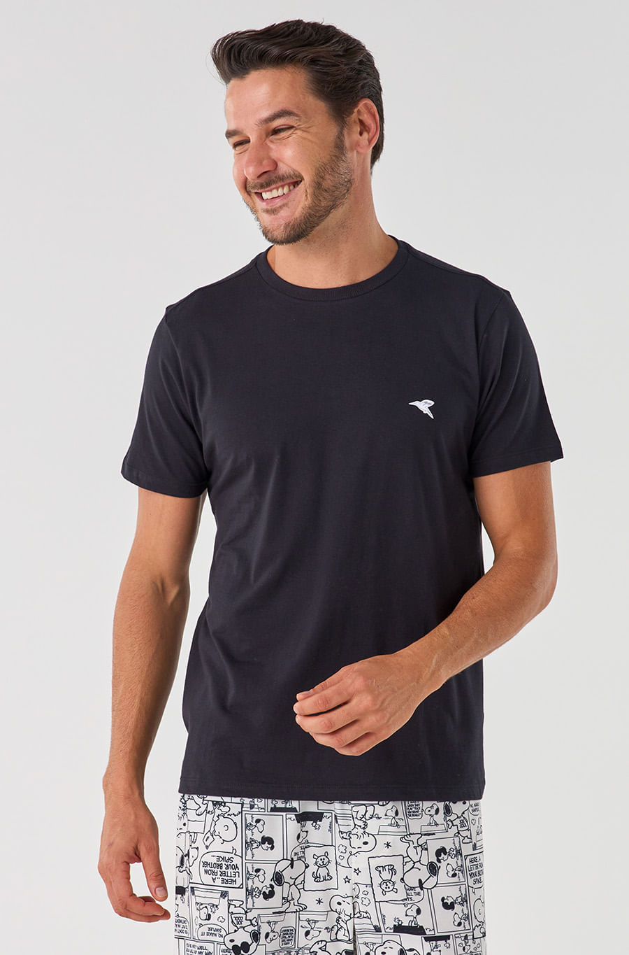 CAMISETA MASCULINA MEIA MALHA - ETERNO CAMISETA MASCULINA MEIA MALHA - ETERNO