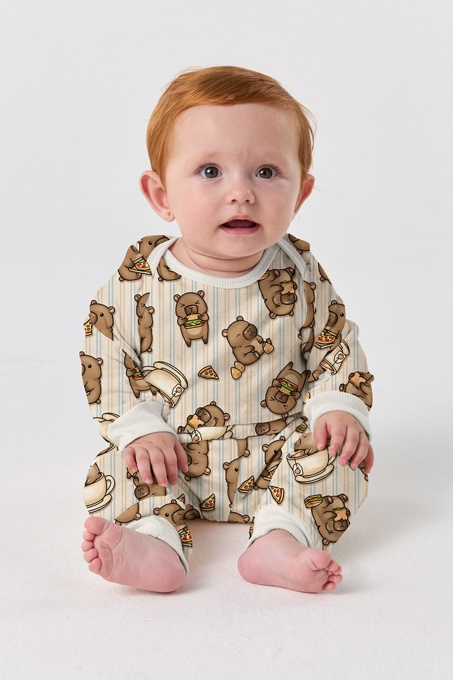 BODY + CALÇA BABY UNISSEX - CAPIVARAS BODY + CALÇA BABY UNISSEX - CAPIVARAS