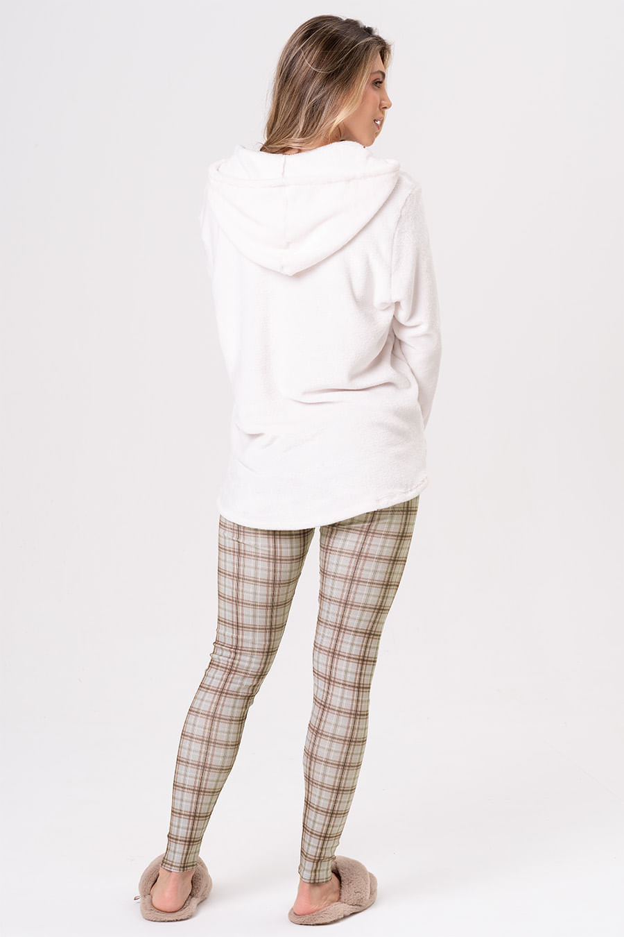 PIJAMA LONGO COM CAPUZ - MOCACCINO PIJAMA LONGO COM CAPUZ - MOCACCINO