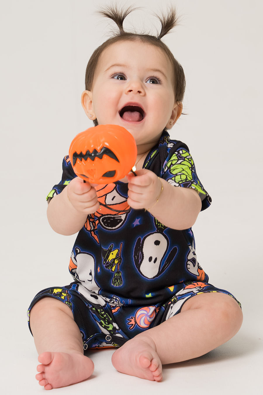 BODY MACAQUINHO CURTO BABY - SPOOKY SNOOPY BODY MACAQUINHO CURTO BABY - SPOOKY SNOOPY