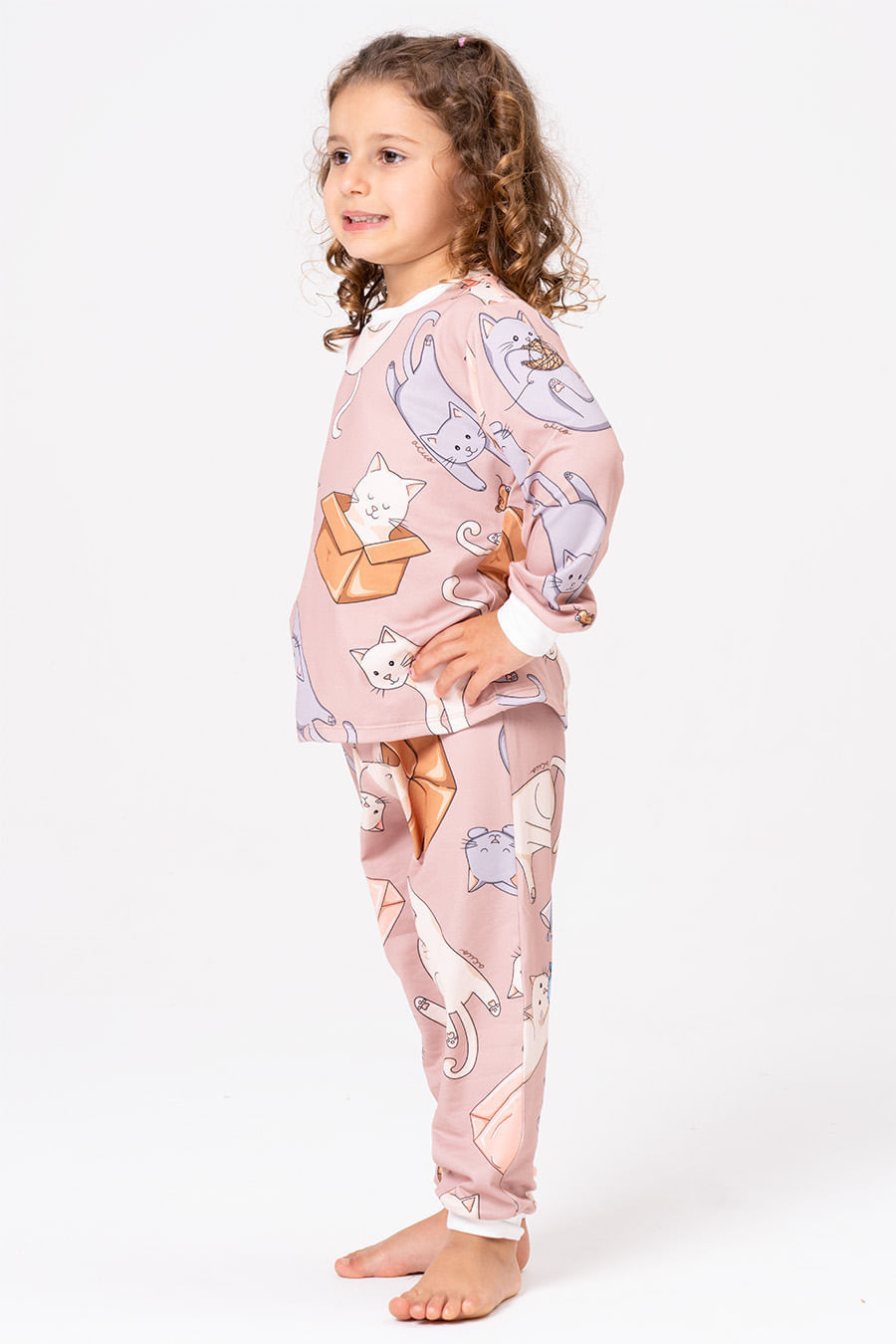 PIJAMA LONGO INFANTIL UNISSEX - GATICES PIJAMA LONGO INFANTIL UNISSEX - GATICES