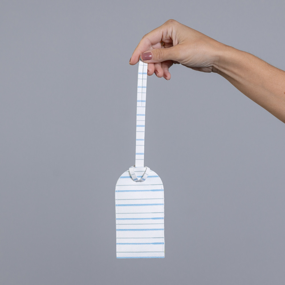 Tag de Mala Jack Estampa Listra Tag de Mala Jack Estampa Listra