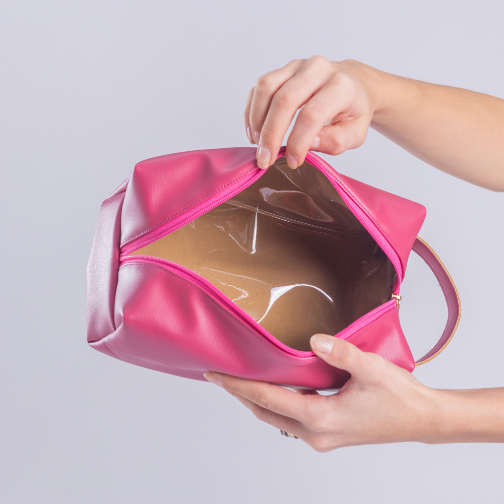 Necessaire Dai Estampa Laço e Xadrez Necessaire Dai Estampa Laço e Xadrez