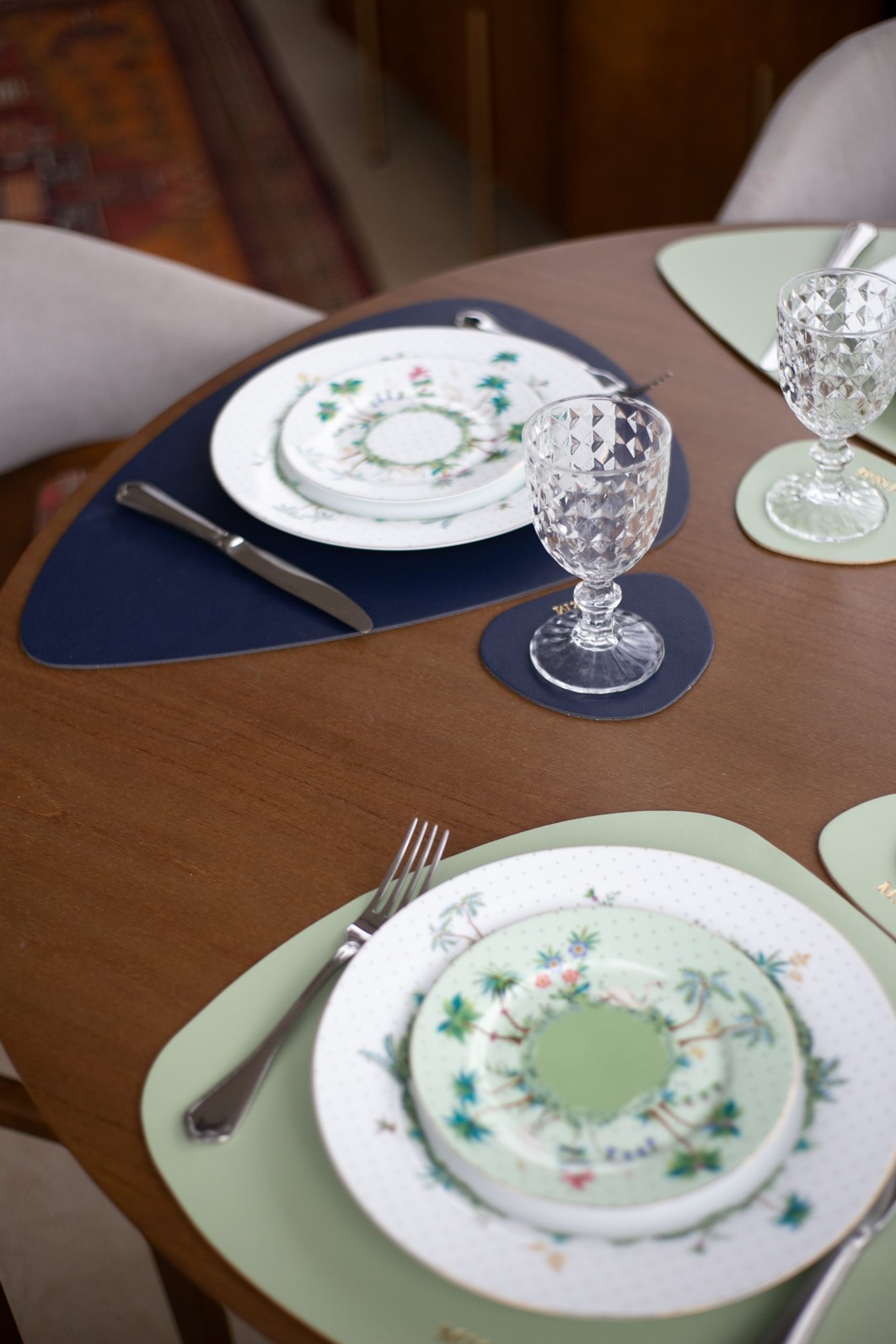 Jogo americano + porta copo Cuca Jogo americano + porta copo Cuca