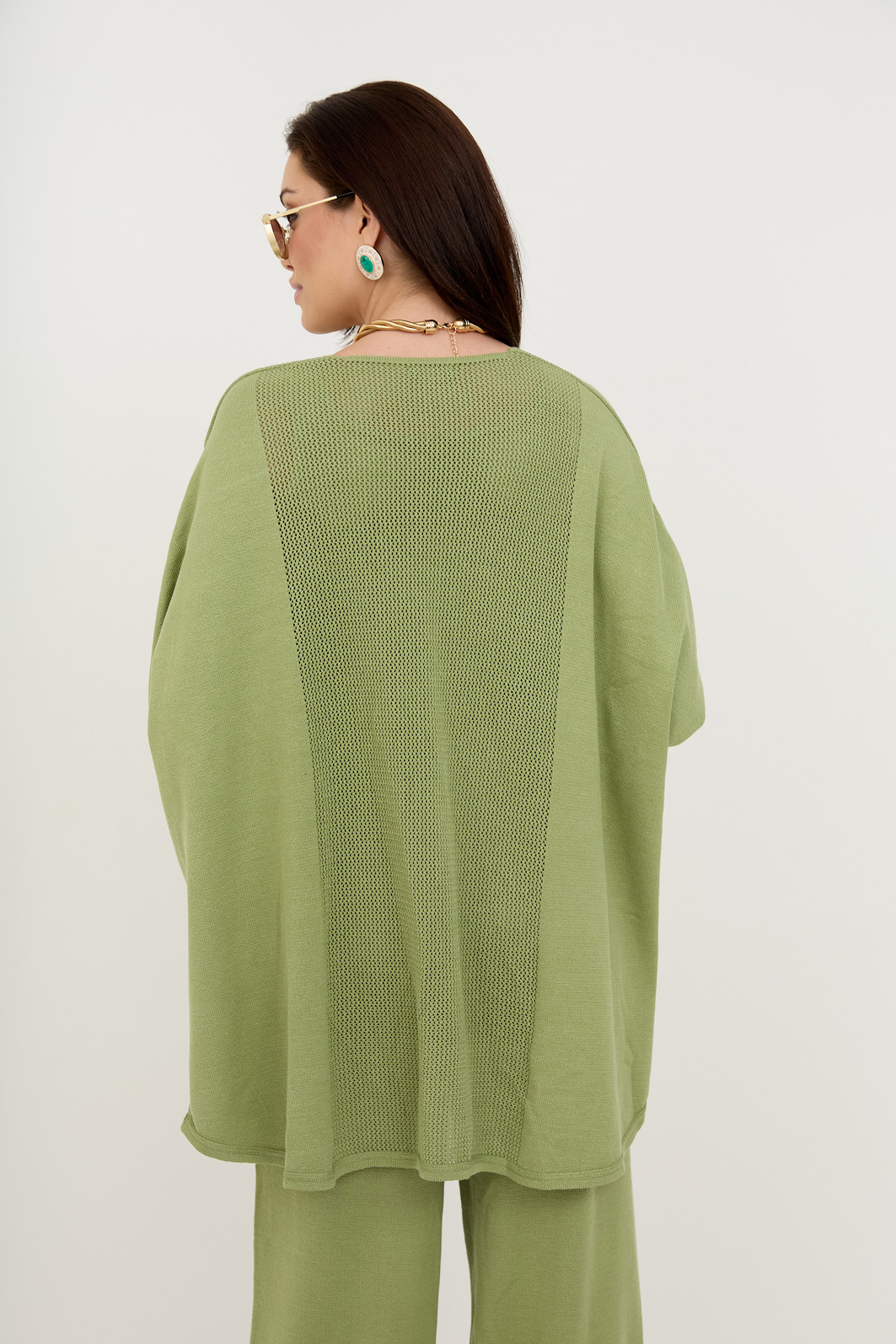 Trijunto com Calça em Tricot Valência - Verde Trijunto com Calça em Tricot Valência - Verde