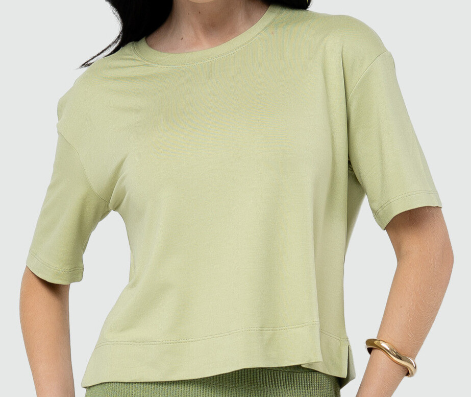 Blusa Oversized com Manga - Verde Blusa Oversized com Manga - Verde