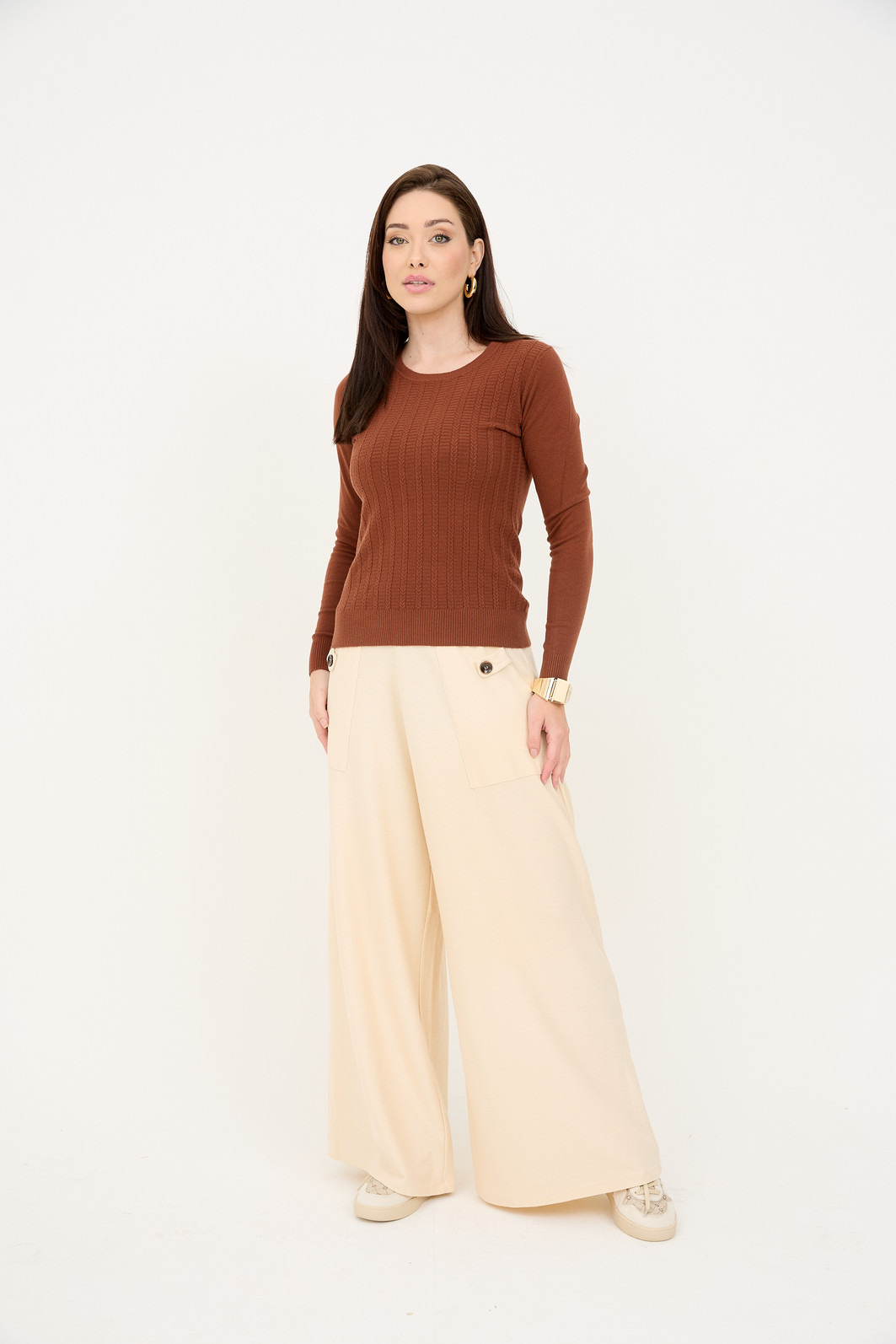 Blusa em Tricot Lyon - Chocolate Blusa em Tricot Lyon - Chocolate