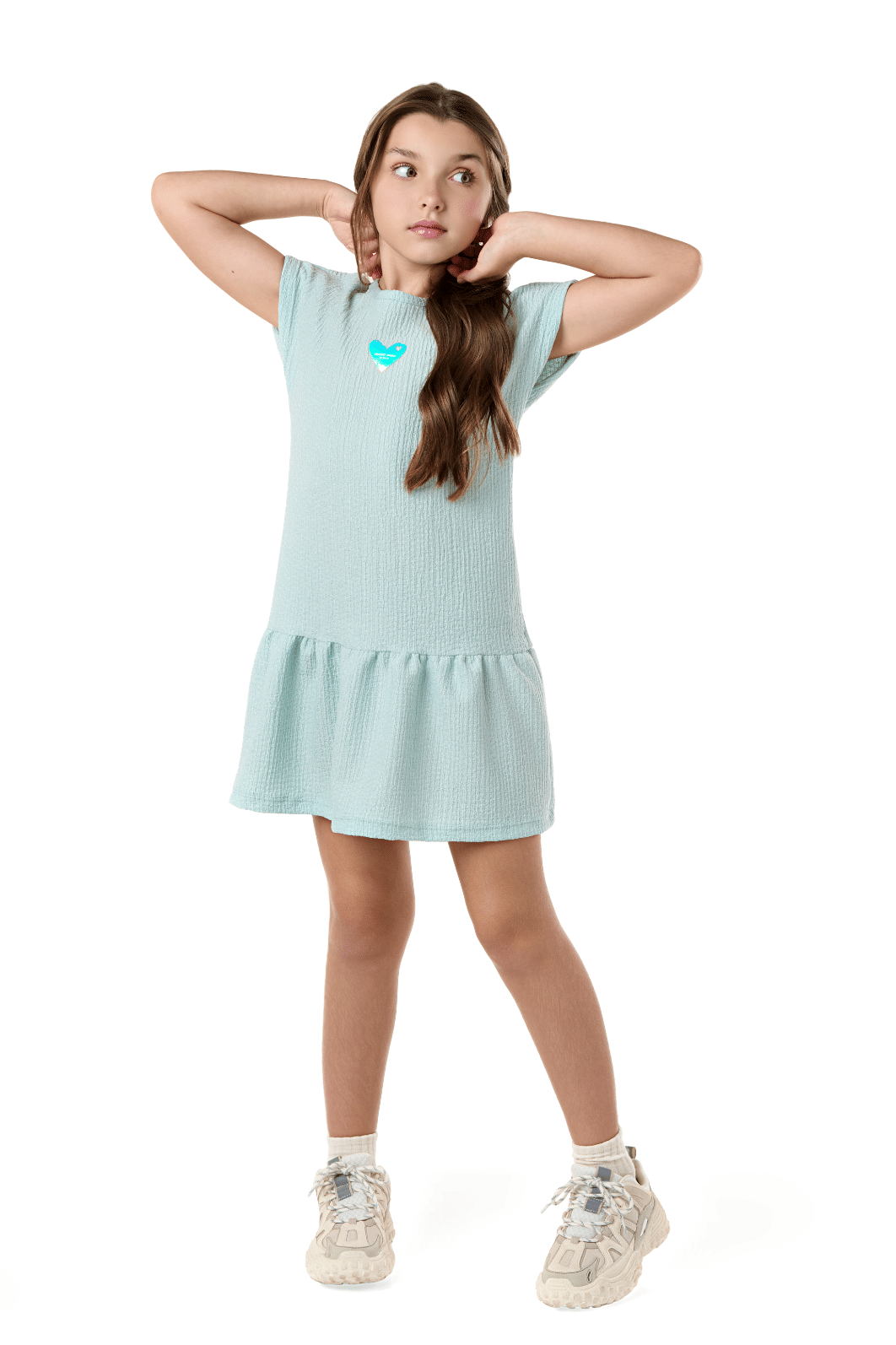 Vestido infantil menina malha anarruga verão Vestido infantil menina malha anarruga verão
