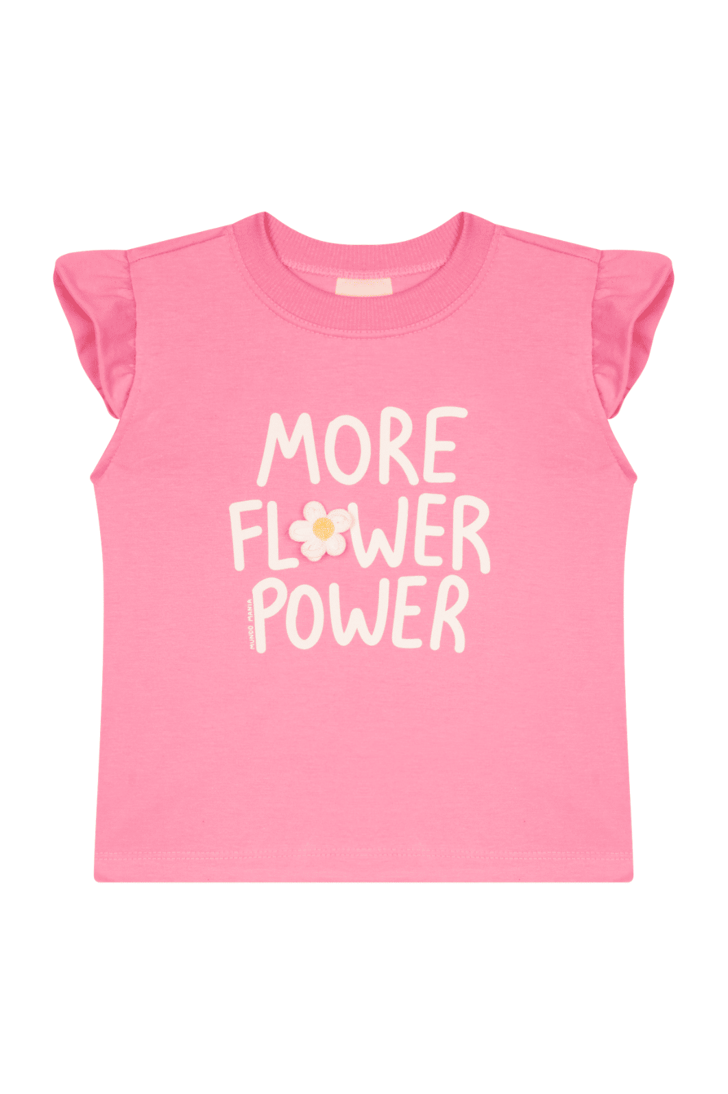 Blusa infantil menina malha algodão babado verão Blusa infantil menina malha algodão babado verão