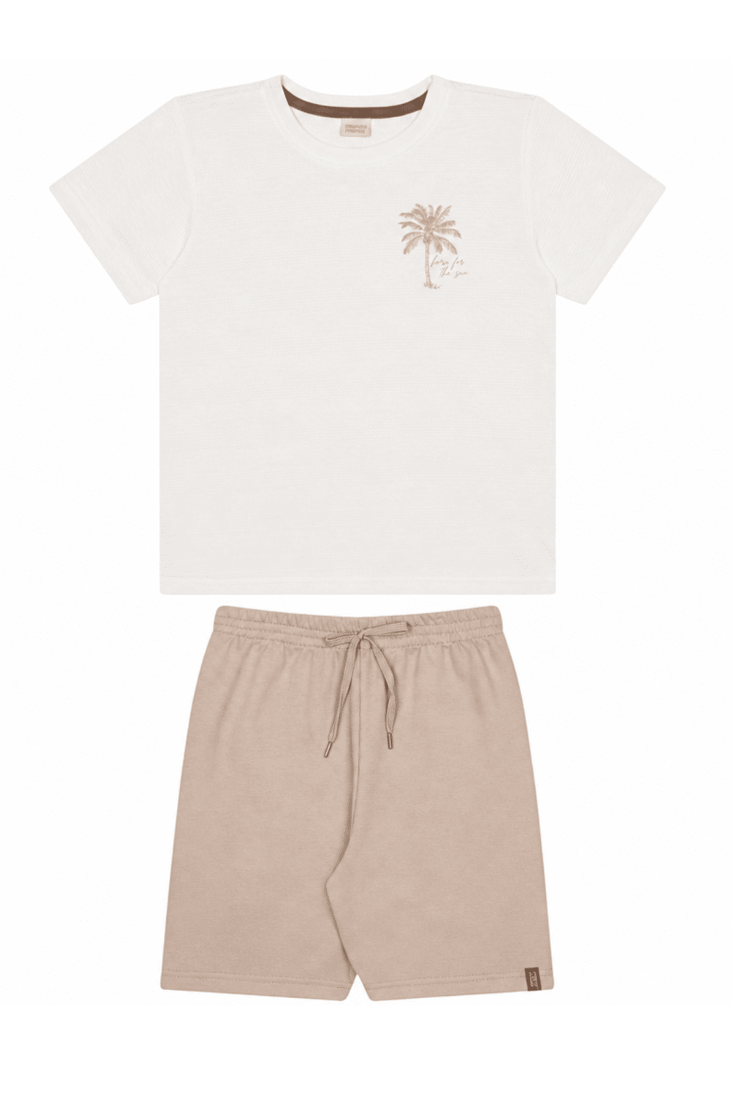 Conjunto infantil verão menino camiseta malha e bermuda moletinho Conjunto infantil verão menino camiseta malha e bermuda moletinho