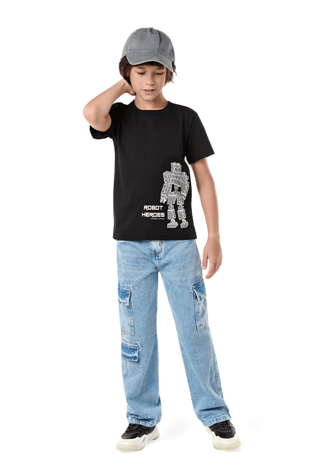Camiseta meia malha infantil menino verão Camiseta meia malha infantil menino verão