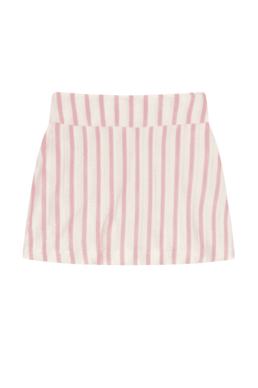 Conjunto Infantil menina verão regata lisa e short saia listrada Conjunto Infantil menina verão regata lisa e short saia listrada