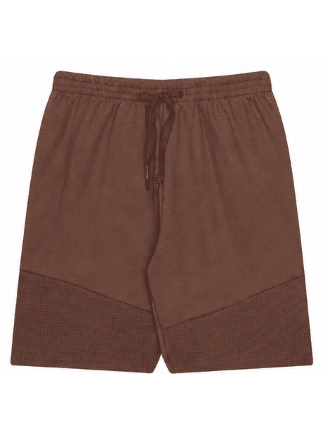Conjunto juvenil masculino camiseta malha texturizada e bermuda  moletinho recorte