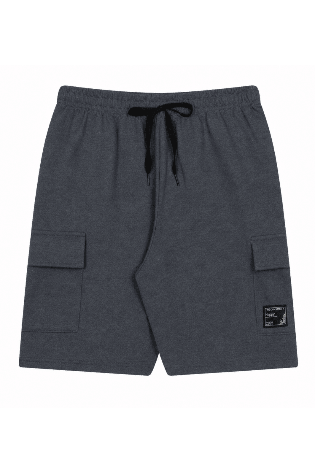 Bermuda Moletinho infantil Menino Bolso Cargo Lateral Bermuda Moletinho infantil Menino Bolso Cargo Lateral