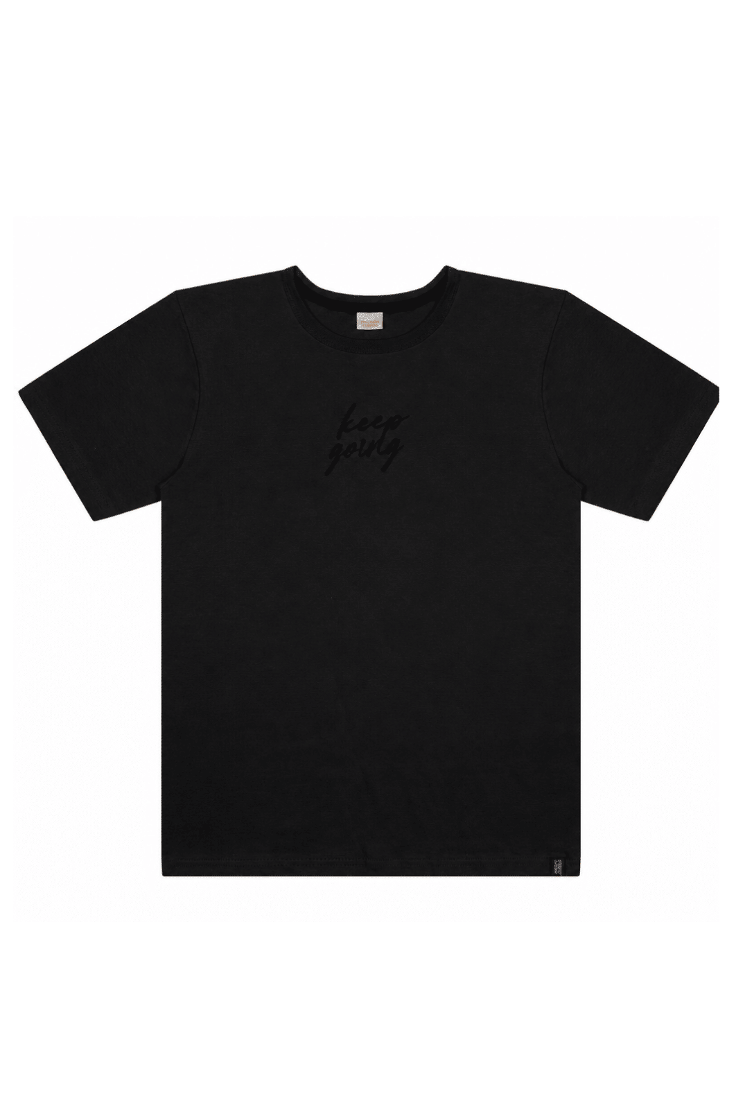 Camiseta Juvenil masculina malha com estampa, reforço e termo. Camiseta Juvenil masculina malha com estampa, reforço e termo.