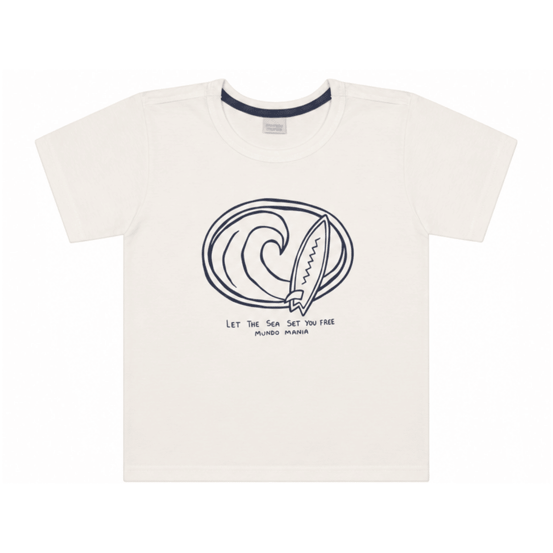 Conjunto infantil  menino camiseta malha texturizada e bermuda  moletinho recorte