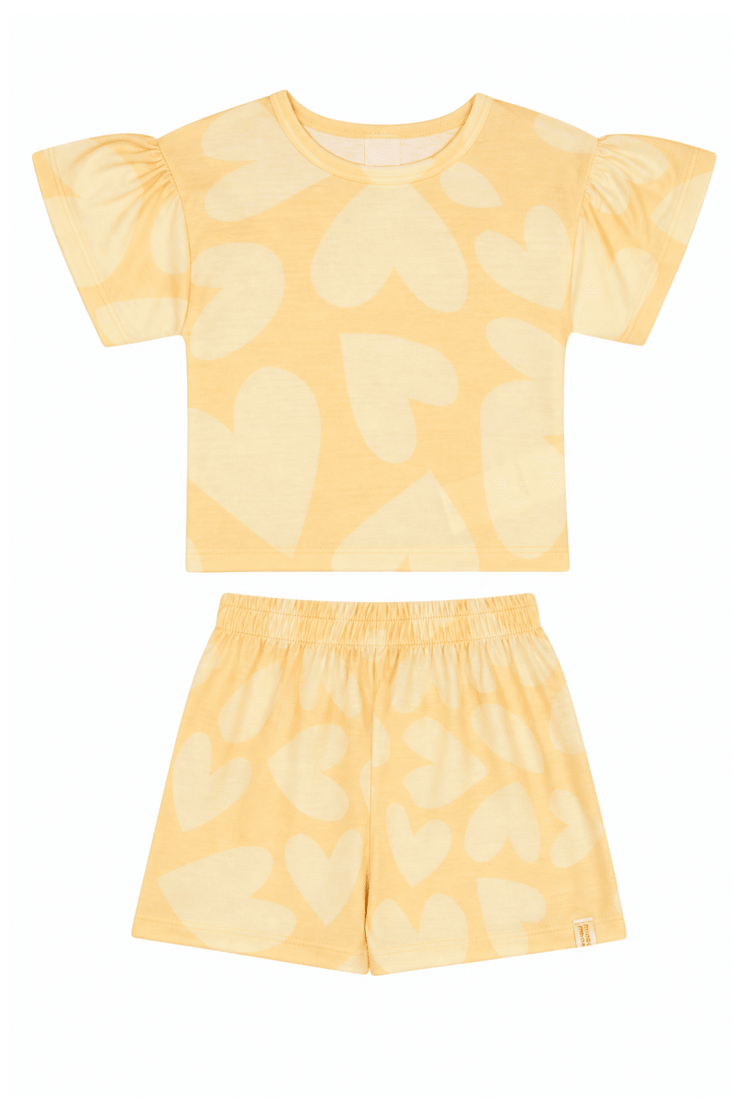 Conjunto Infantil Menina Verão Fresquinho Blusa E Shorts estampados Conjunto Infantil Menina Verão Fresquinho Blusa E Shorts estampados