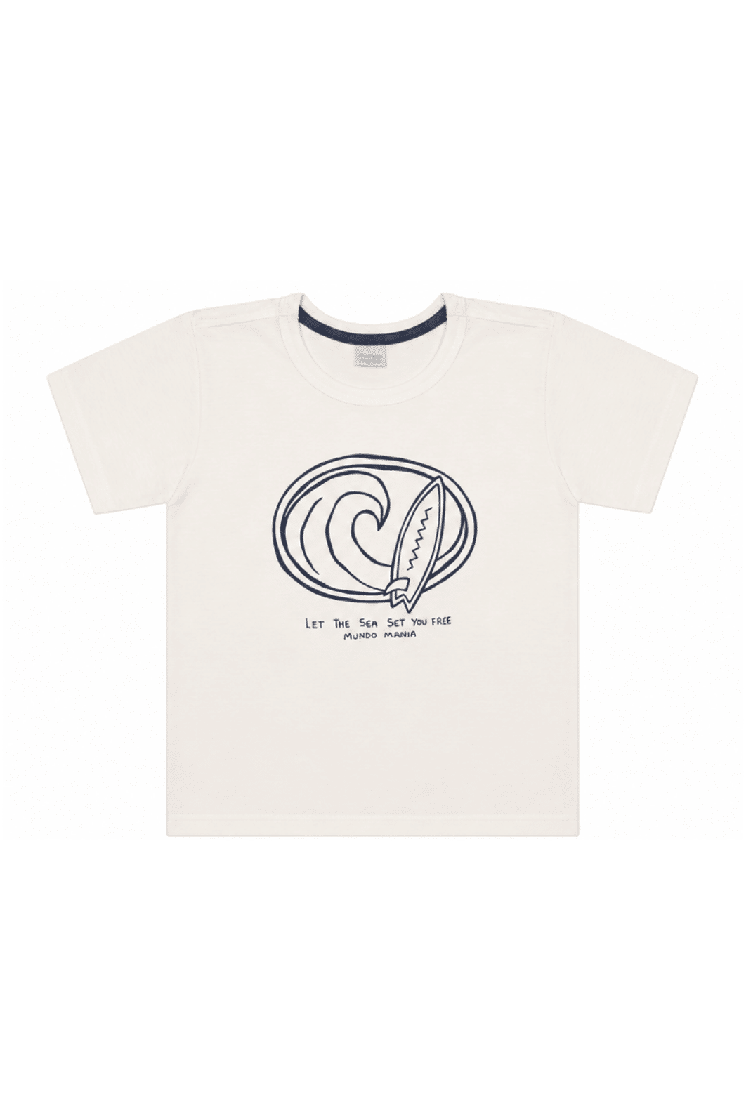 Conjunto infantil menino camiseta malha texturizada e bermuda moletinho