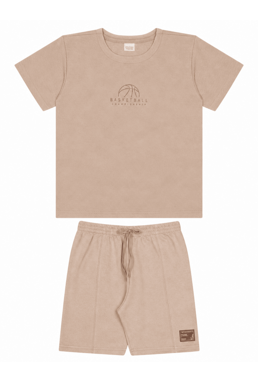 Conjunto infantil verão menino camiseta malha e bermuda moletinho Conjunto infantil verão menino camiseta malha e bermuda moletinho
