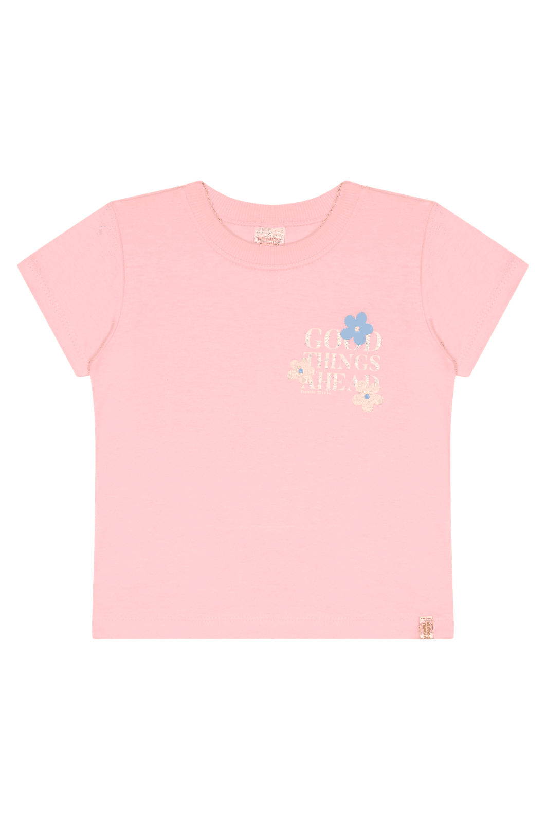 Blusa Menina infantil Malha Manga Curta Casual. Blusa Menina infantil Malha Manga Curta Casual.