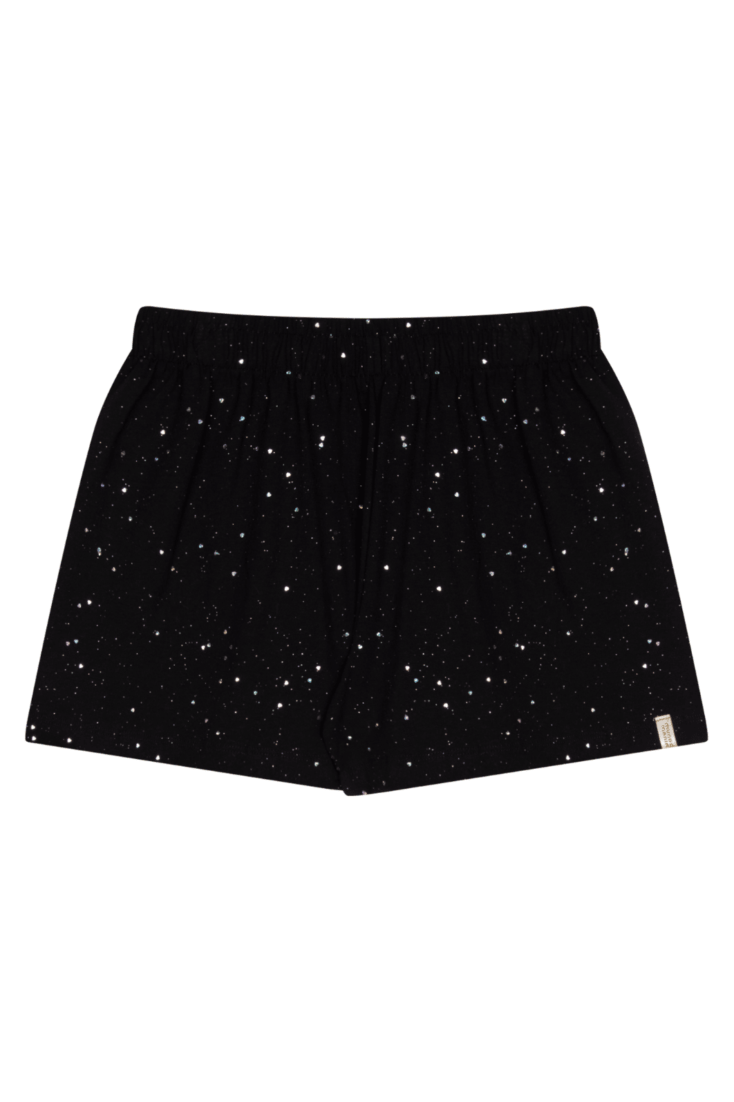 SHORTS JUV COTTON GLITTER C/ ETIQ CLIPS SHORTS JUV COTTON GLITTER C/ ETIQ CLIPS