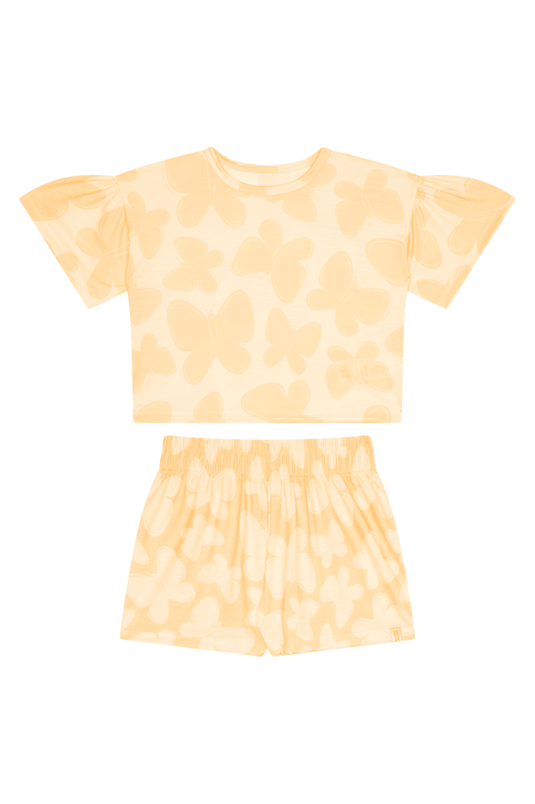 Conjunto infantil menina estampado blusa e shorts malha bally. Conjunto infantil menina estampado blusa e shorts malha bally.