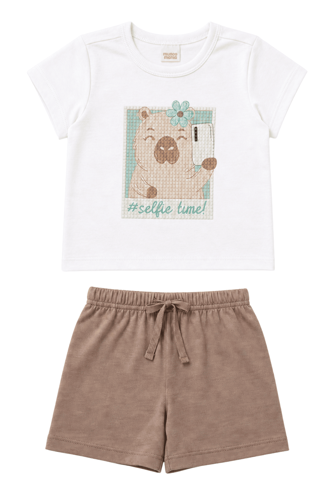 conjunto menina infantil verão blusa e shorts conjunto menina infantil verão blusa e shorts