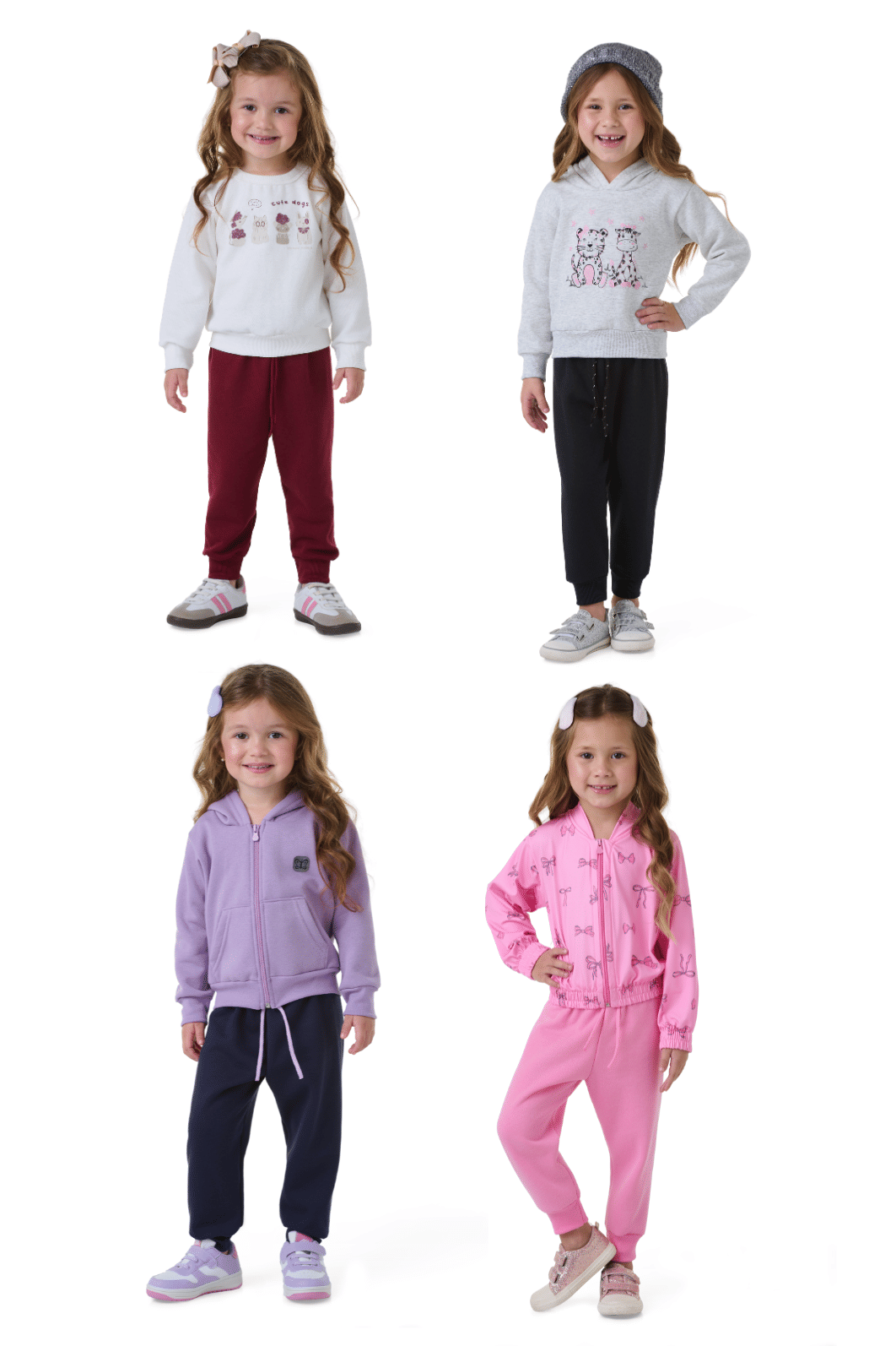 Kit 3 conjuntos sortidos feminino - Inverno 26