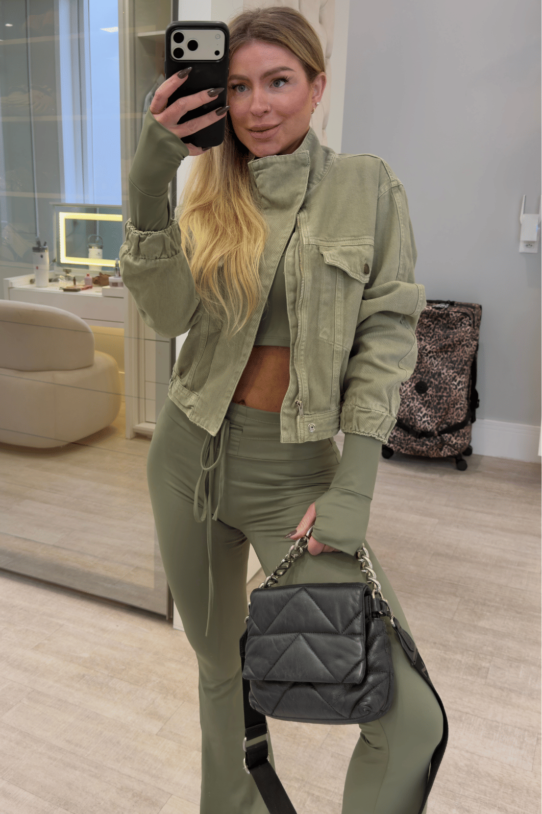 Jaqueta jeans VERDE Lunara Jaqueta jeans VERDE Lunara