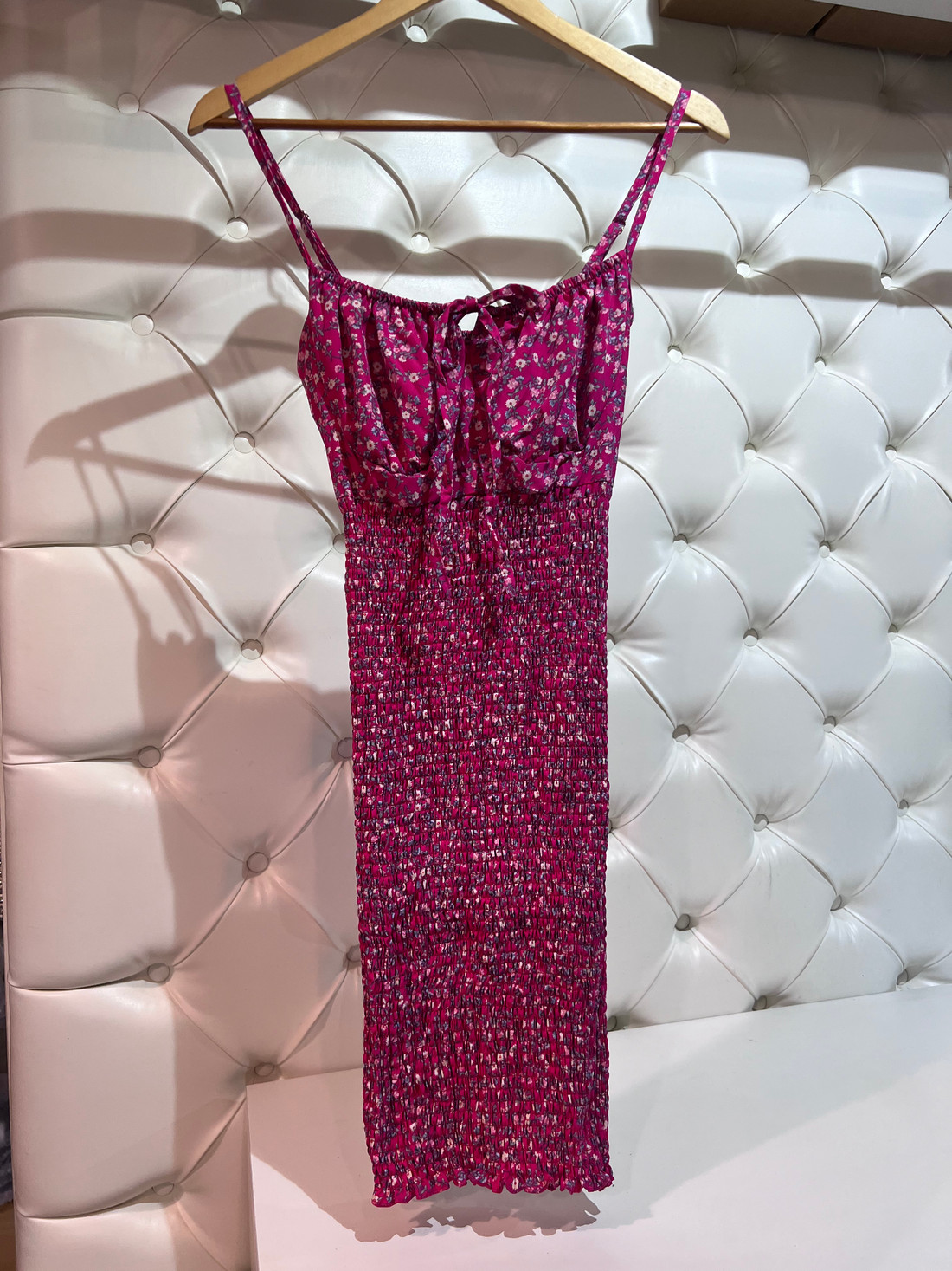 Vestido sheila pink com estampa de flores