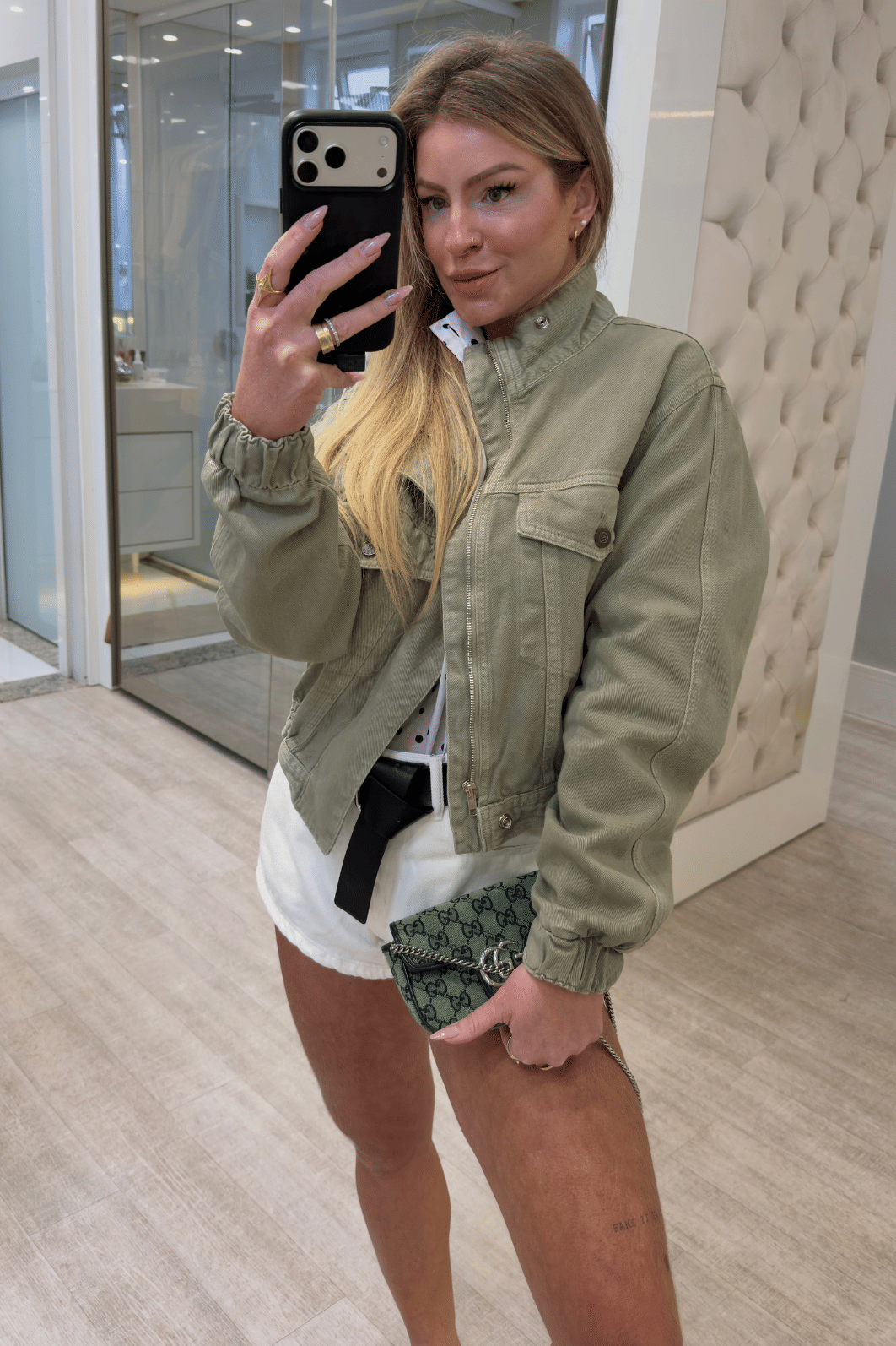 Jaqueta jeans VERDE Lunara Jaqueta jeans VERDE Lunara