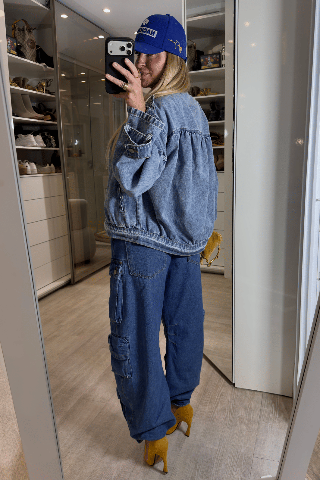 jaqueta jeans bomber Ágatha jaqueta jeans bomber Ágatha