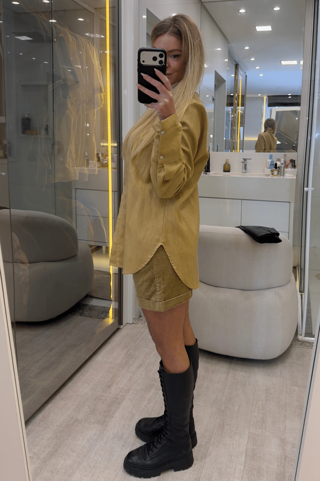 Short curto veludo cotelê CARAMELO Short curto veludo cotelê CARAMELO