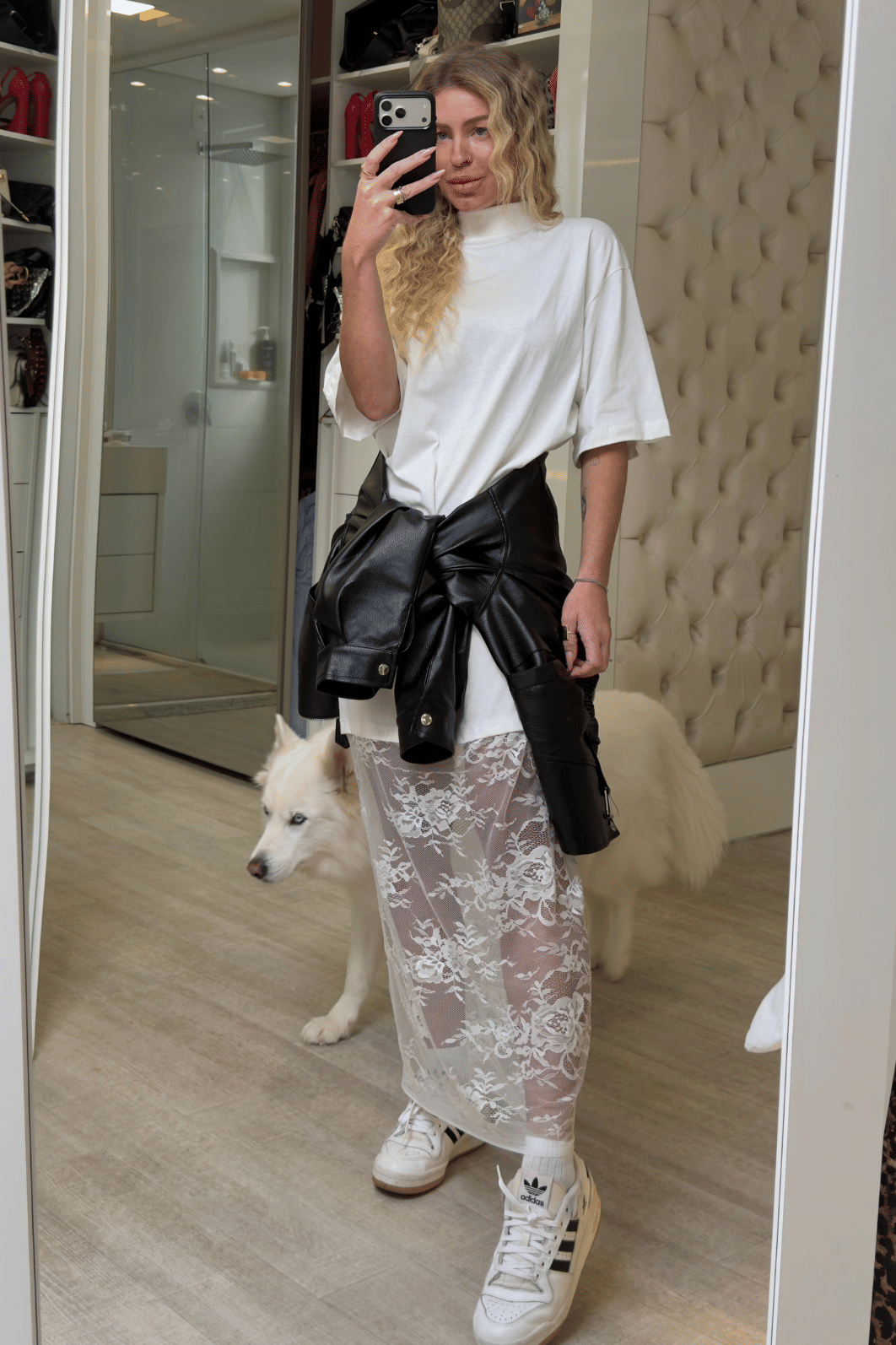 Vestido longo de renda OFF WHITE Maya Vestido longo de renda OFF WHITE Maya