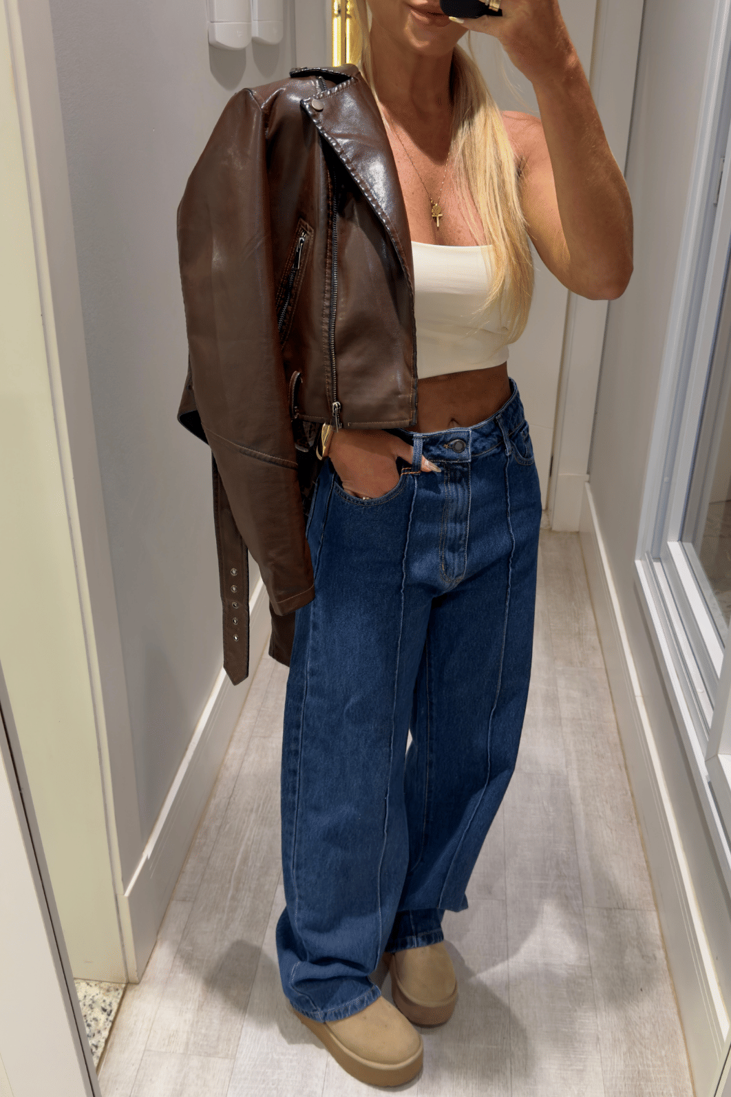 Calça jeans baggy Sinara Calça jeans baggy Sinara