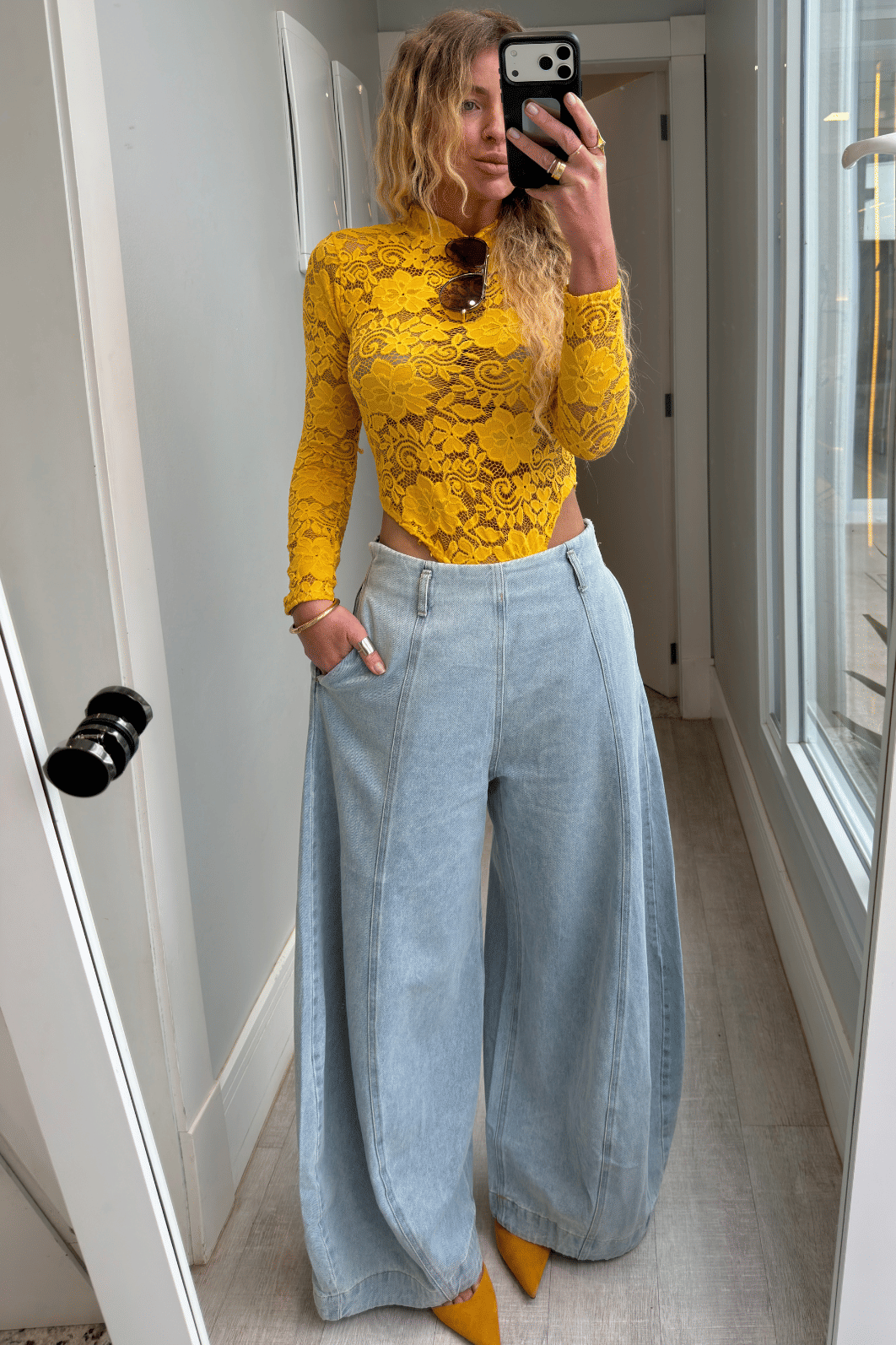 Calça jeans baloon Eleonora Calça jeans baloon Eleonora