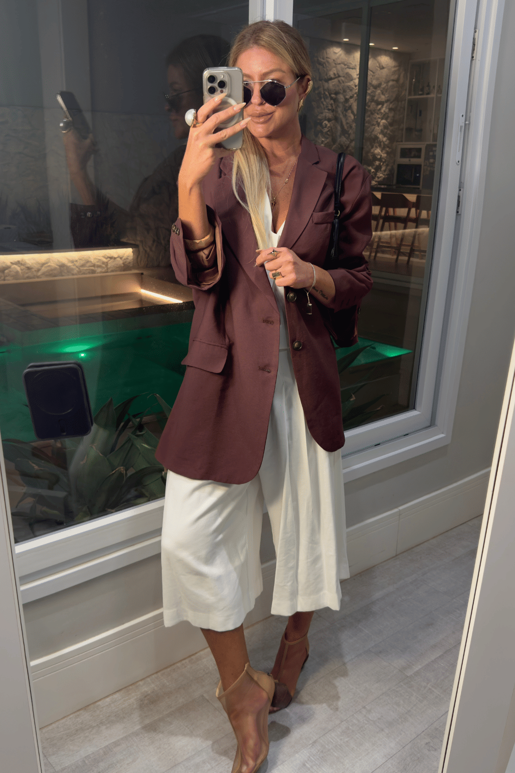 Blazer alfaiataria alongado over Muriel Blazer alfaiataria alongado over Muriel