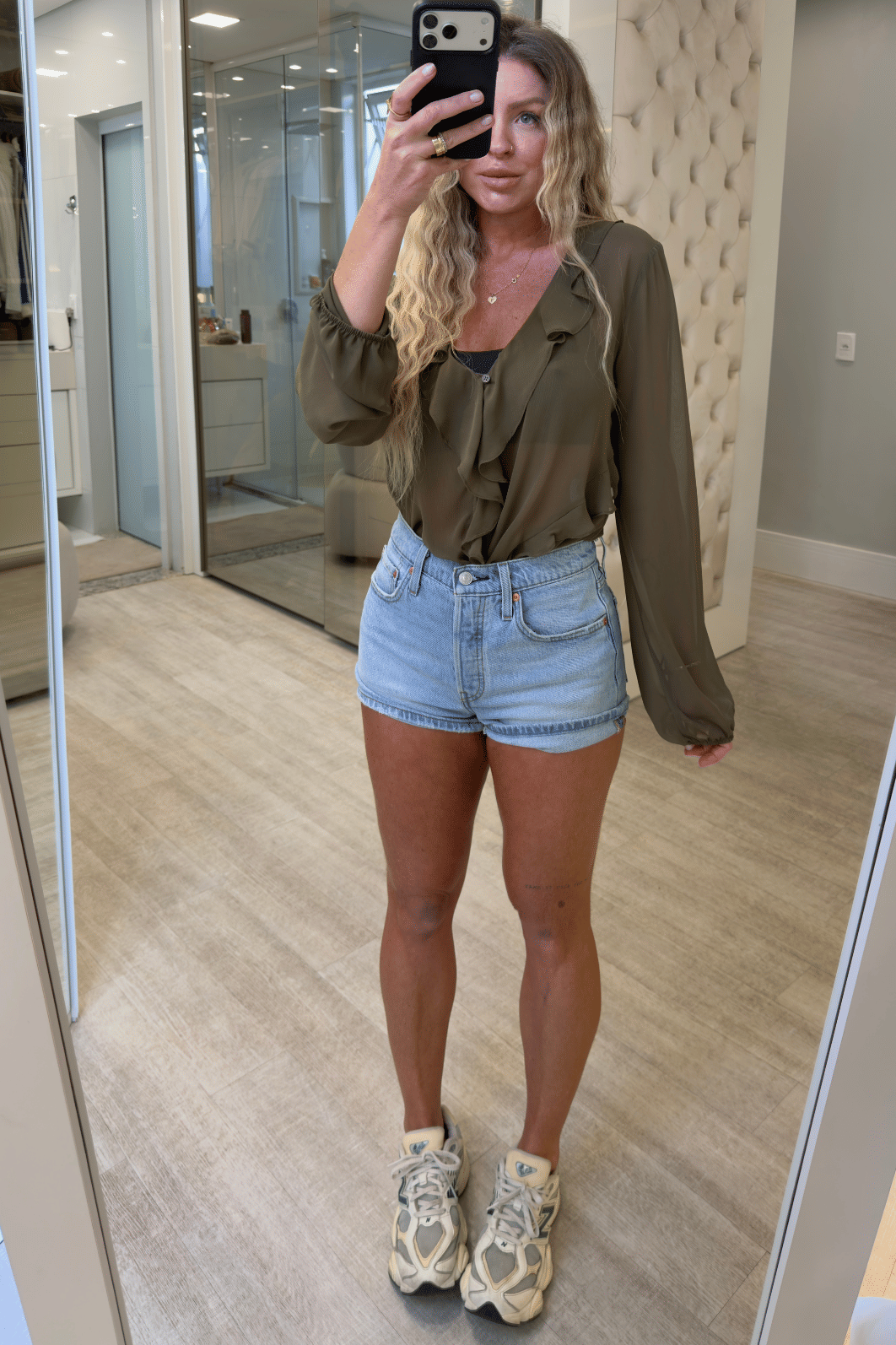 Blusa bata manga longa Kiara Blusa bata manga longa Kiara