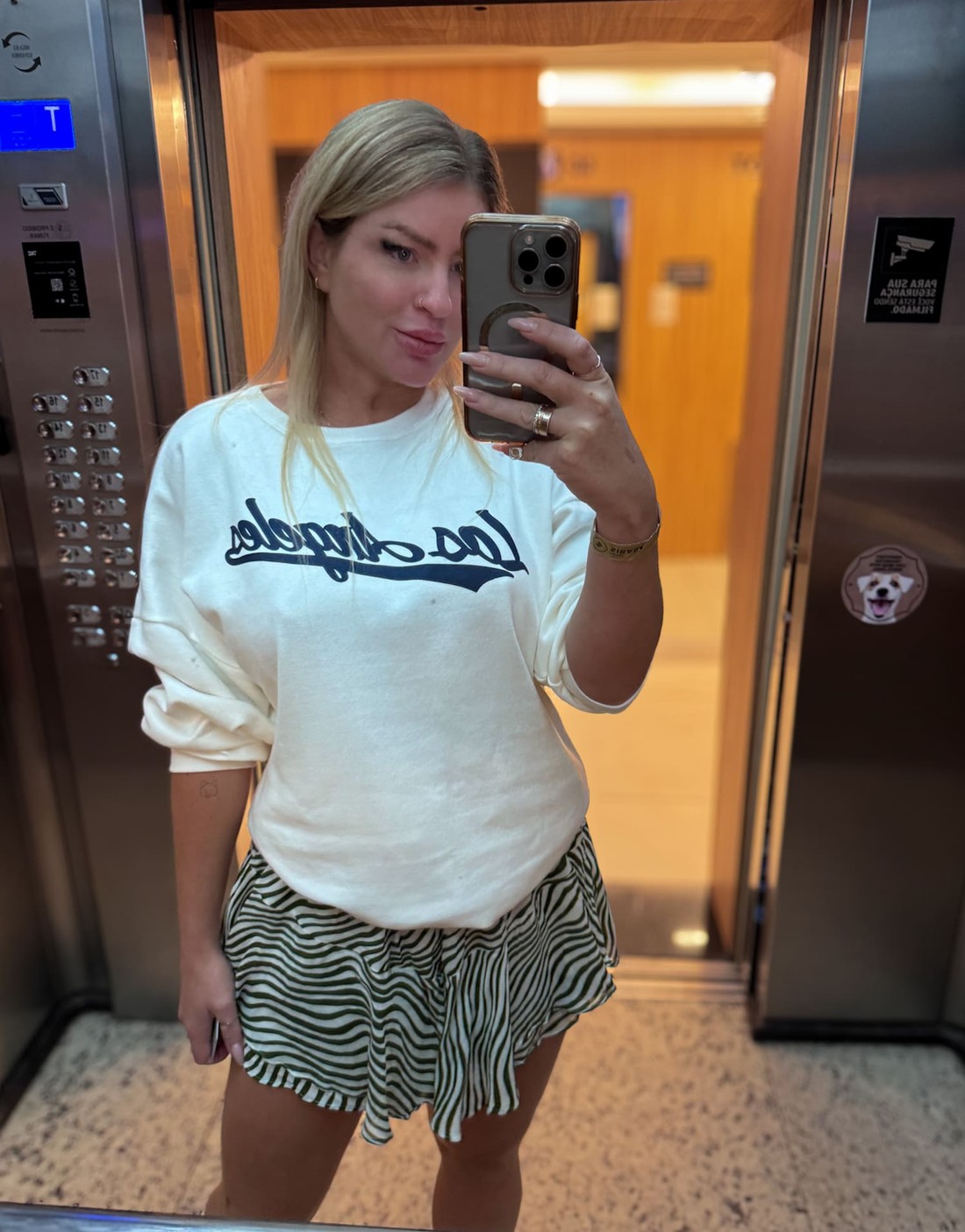 Casaco de moletom oversized Los Angeles