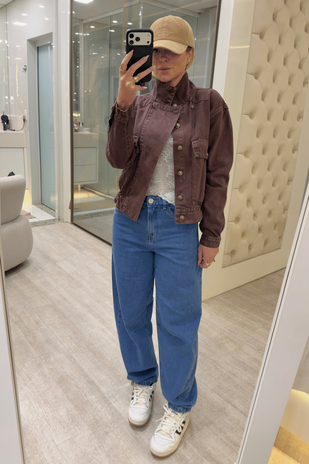 Calça jeans Ballon Ariana Calça jeans Ballon Ariana