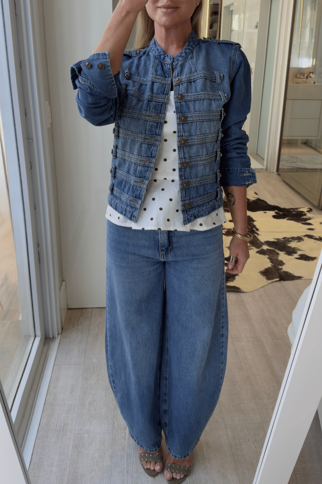 Jaqueta jeans Napoleão Vivian Jaqueta jeans Napoleão Vivian