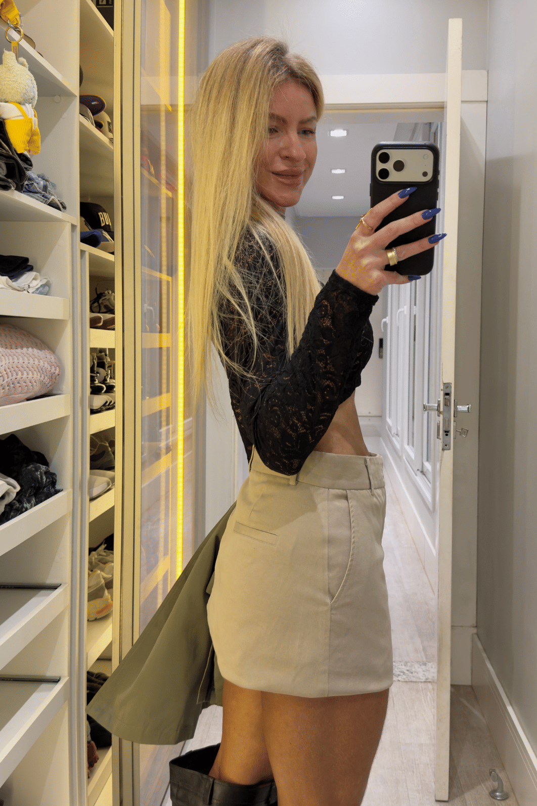 Short saia alfaiataria Audrey COR DOCE