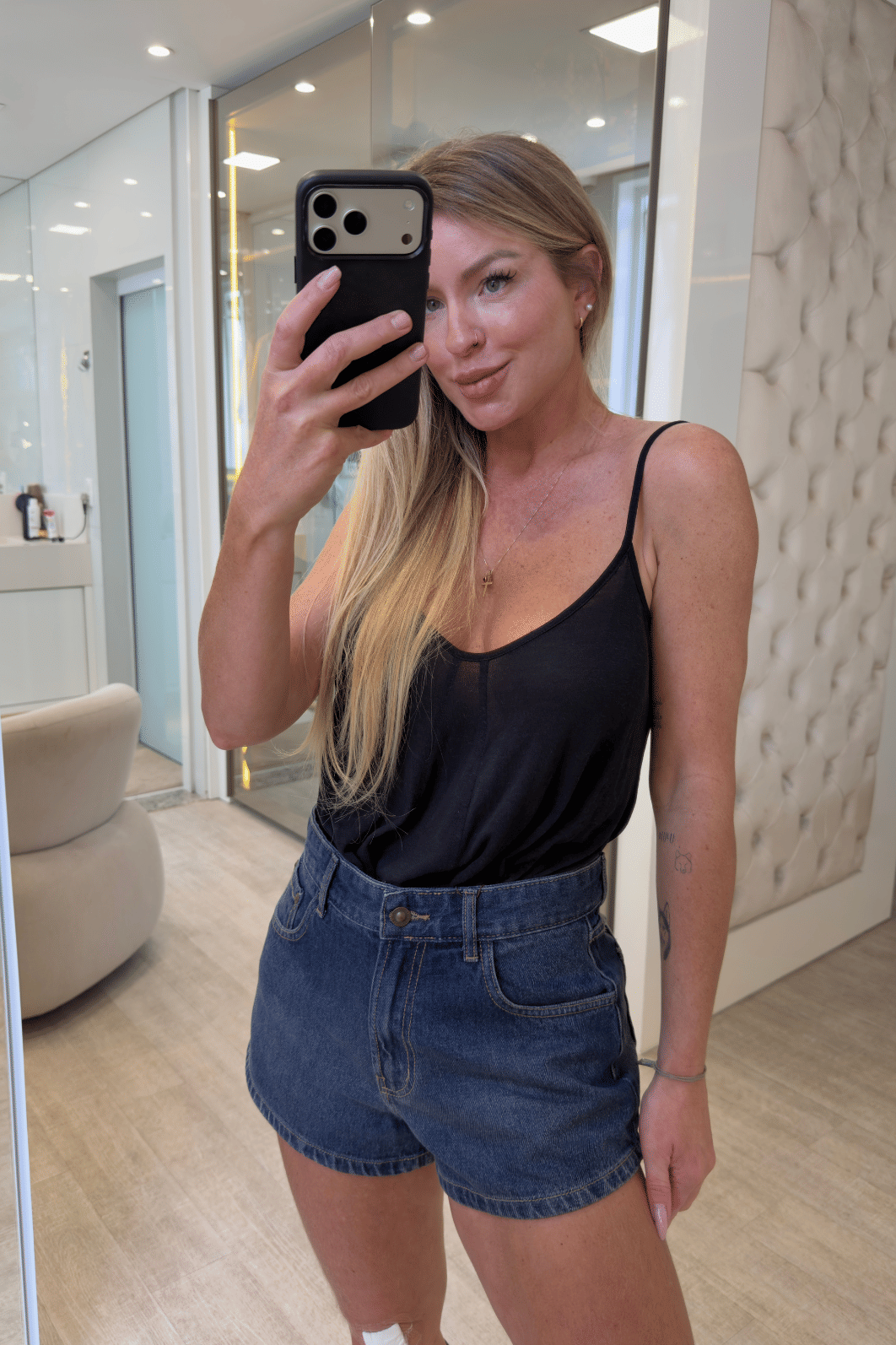 Short jeans escuro Elowen