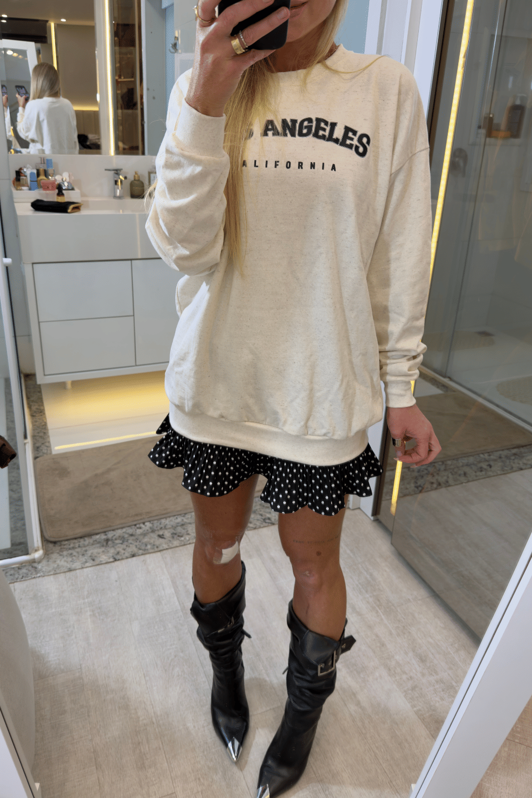 Casaco de moletom oversized Los Angeles