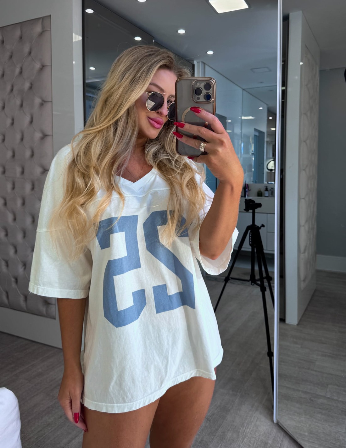 Camiseta alongada oversized Mayla